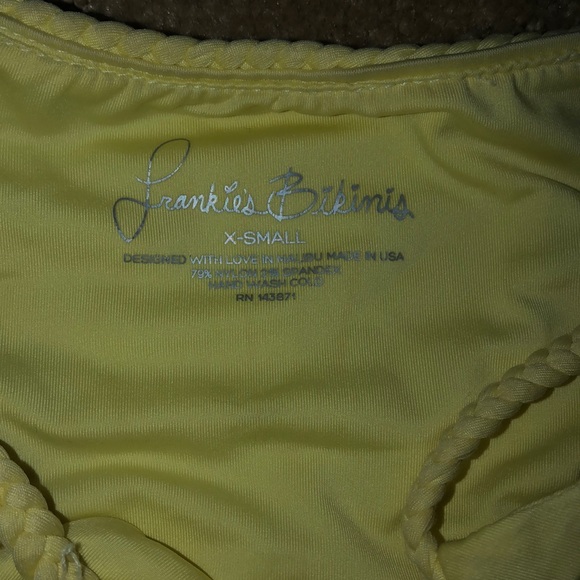 Frankie’s bikini yellow ocean side bottoms - Picture 3 of 5